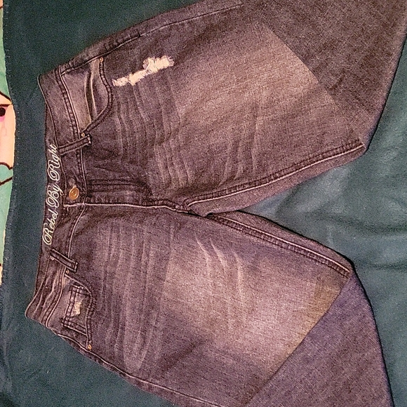 Blue Distressed Jeans - Picture 3 of 7